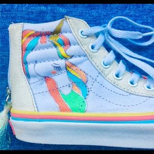 Unicorn girl Vans